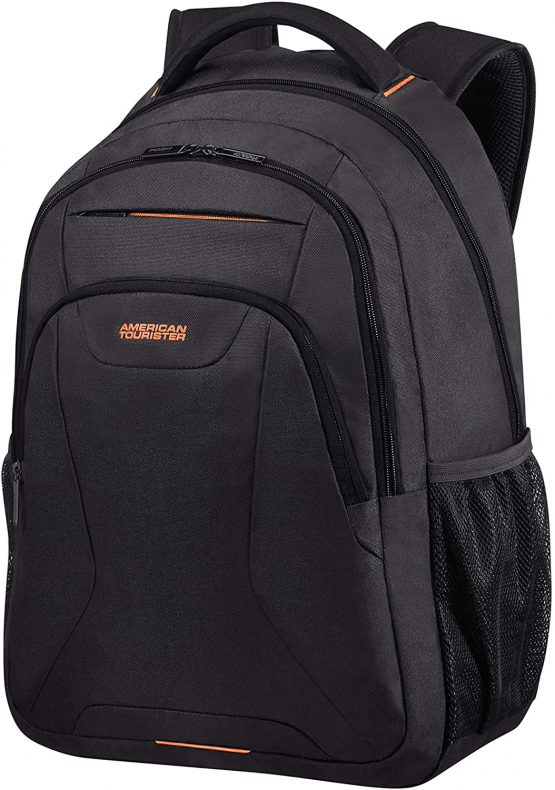 American Tourister at Work Casual Daypack 50 Centimeters 25 Black (Black/Orange)