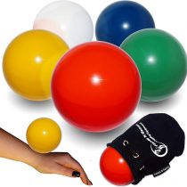 Flames N Games Juggle Dream Practice Contact Ball + Suede Bag - Pro Contact Balls for all Abilities. Available in 3 sizes and 5 colours!! (Green, 80mm)