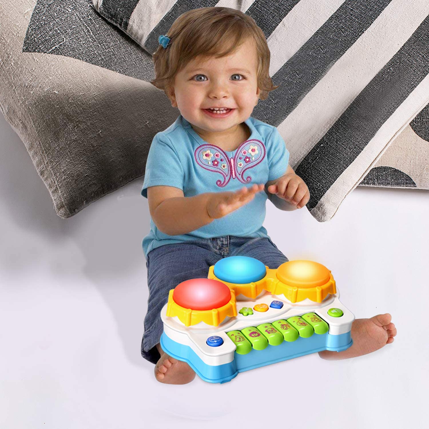 ACTRINIC Baby Musical Toys Drums Piano Musical Instrument,Learning and ...