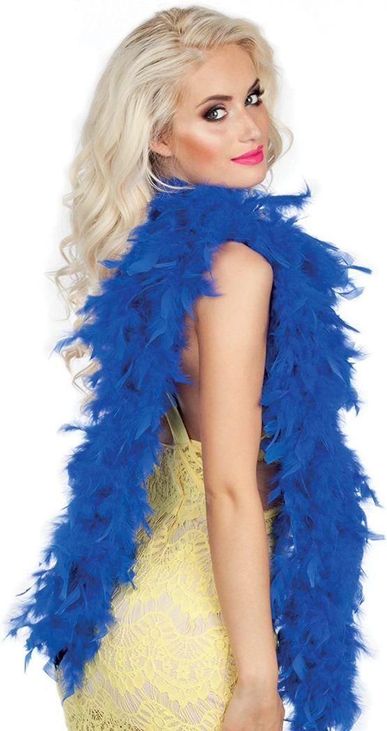 Boland 52703 – Feather Boa, 180 cm, Blue - Image 2
