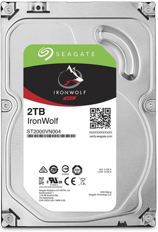 Seagate 3.5" IronWolf 2TB 5900T-NAS (ST2000VN004) *2691