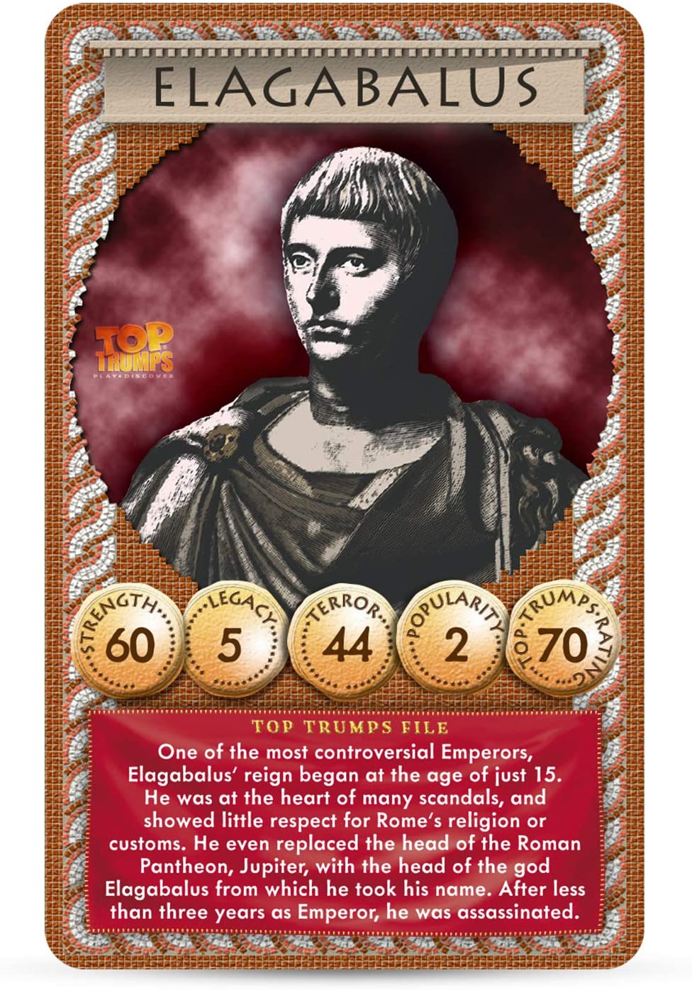 Top Trumps Ancient Rome Gods & Emperors Card Game - Image 4