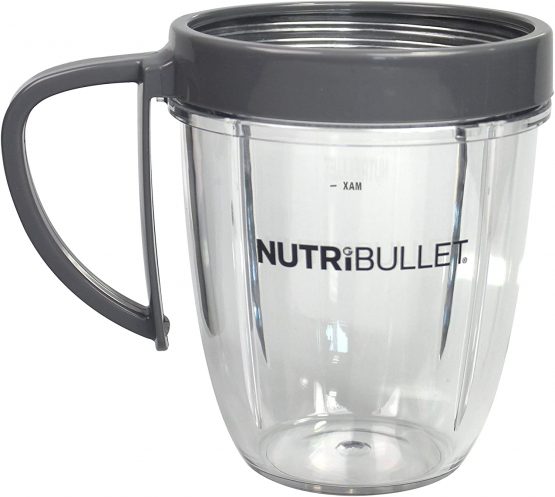 NutriBullet Spare Blade Smoothie Cups, Plastic, Grey - Image 3