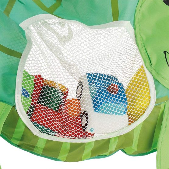 Bieco 04004529 Bathtub Network Turtle Toy Storage for The Bath, Storage for Bath Toys, net for Bath Toy with Suction Cup to Attach, Green - Image 3