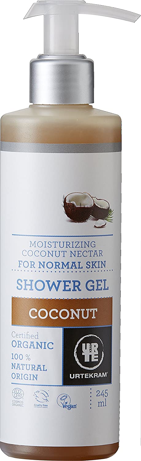 Urtekram Coconut Showergel, 245 ml, 245 ml (Pack of 1)