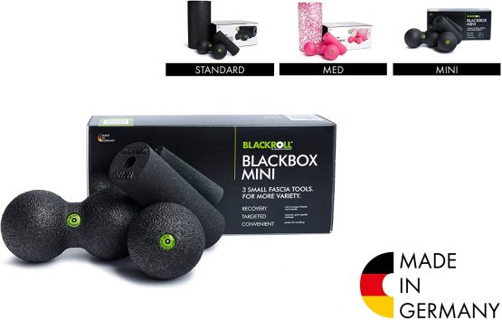 BLACKROLL Unisex's Foam Roller Set, BLACKBOX Mini-Black, One Size