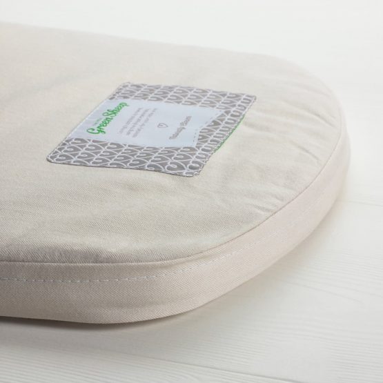 The Little Green Sheep Natural Carrycot Mattress, Breathable Baby Carrycot Mattress from Birth to 6 Months, To Fit iCandy Strawberry - Image 3