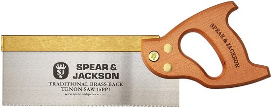 Spear & Jackson 9540B-91 SAJ9540B-91 (B23) BK Tenon Trad Brass, Blue