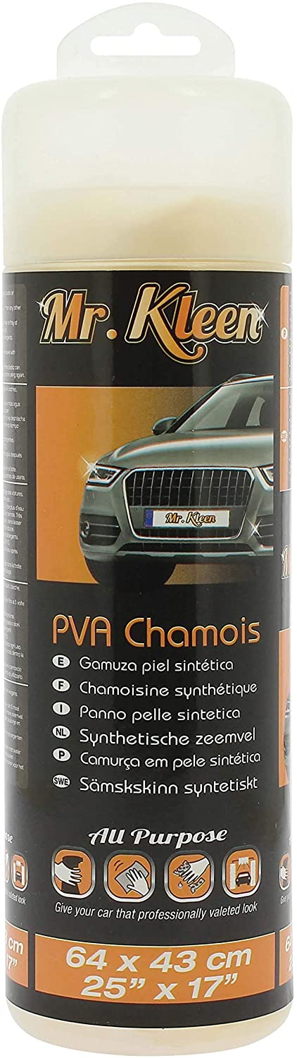 SUMEX KLIN010 Jumbo Synthetic Chamois, White, 68x43 cm
