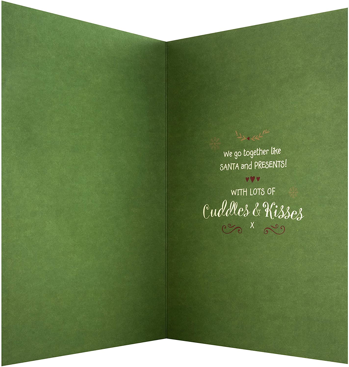 Christmas Card for Girlfriend from Hallmark - Cute Forever Friends Design, green|beige|red|pink, 22.8cm x 15.9cm - Image 4