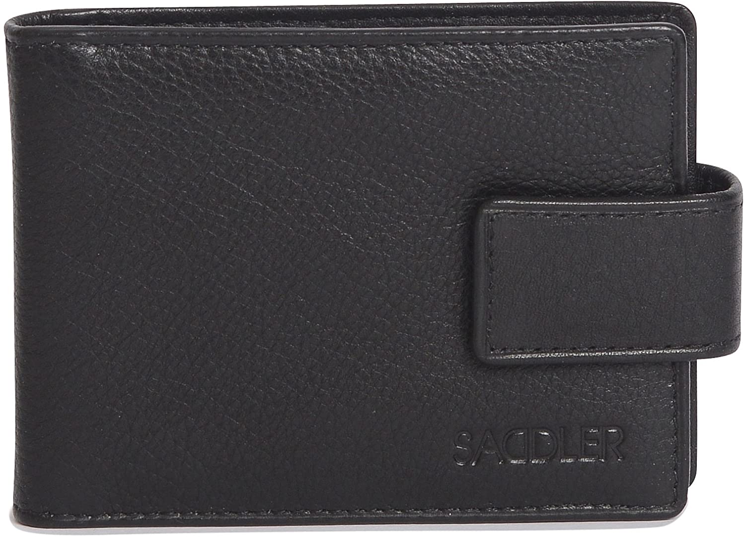 SADDLER Genuine Leather Credit Card Holder - Minimalist Wallet Gift Boxed In Blue
