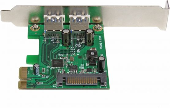 StarTech PEXUSB3S24 2 Port PCI Express (PCIe) SuperSpeed USB 3.0 Card Adapter with UASP, SATA Power, Dual Port USB 3 PCIe Controller - Image 4
