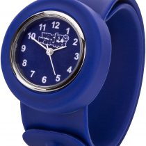 Popwatch Blue Colour Wacky Watch ® Slap Strap Fast Fit Kids Childrens Silicone Band Unisex Instant Fit Any Size