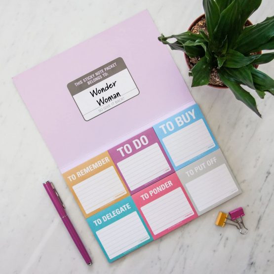 Knock Knock To Accomplish Sticky Note Packet - Image 4