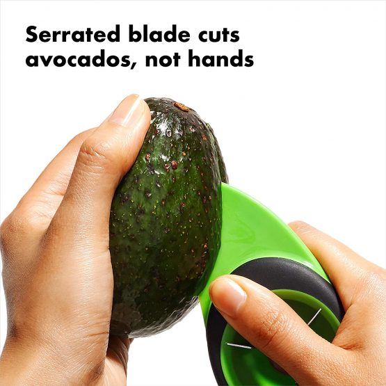 OXO Good Grips 3-In-1 Avocado Slicer - Green - Image 2