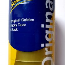 Sellotape Original Golden Tape Roll Non-static Easy-tear Retail Pack 24mmx50m Ref 1443266 [Pack 6] (1443266)