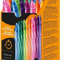 Bic Gel Ballpoint Pens 900 x 600 mm, Pack of 30, Multi-Colour