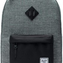 Herschel Heritage Rucksack, 46 cm, 21.5 L, Grey/Black