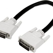 StarTech Dual Link DVI Cable - 1 ft - Male to Male - 2560x1600 - DVI-D Cable - Computer Monitor Cable - DVI Cord - Video Cable (DVIDDMM1)