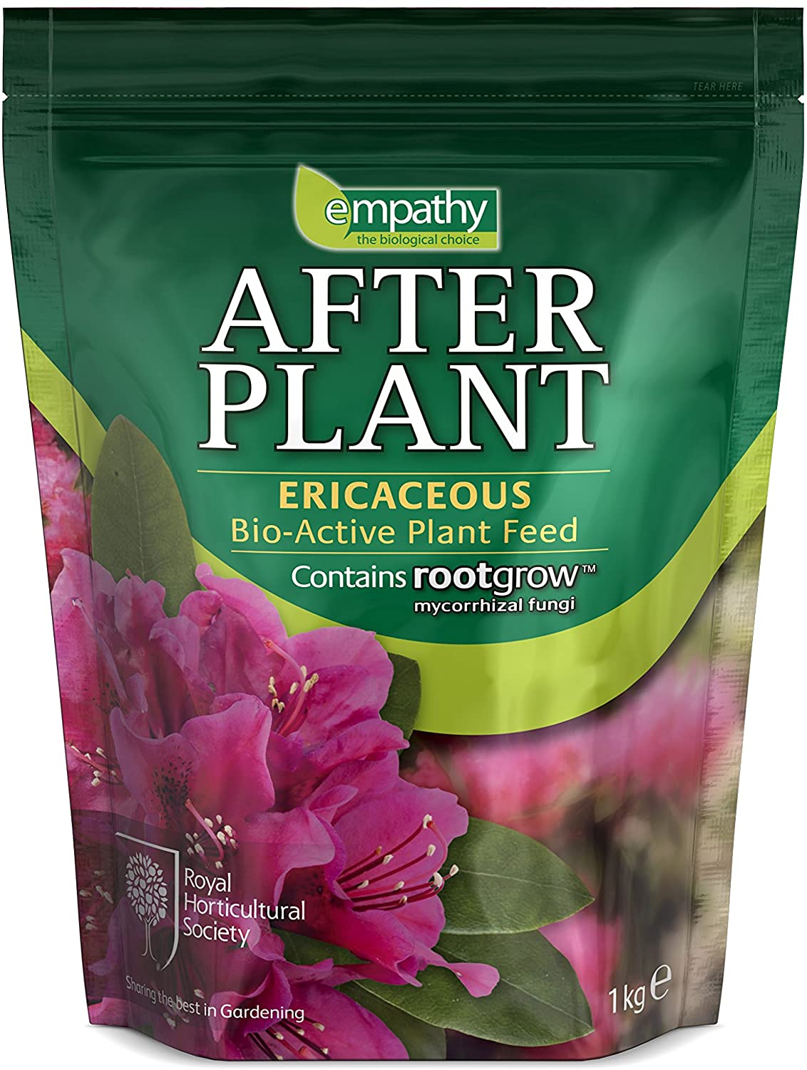 Empathy After Plant Ericaceous Bio Fertiliser Pouch 1KG, 9x20x28 cm