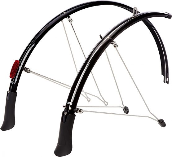 Flinger Unisex's F42 Deluxe Mudguard, Black, 700 x 42 mm