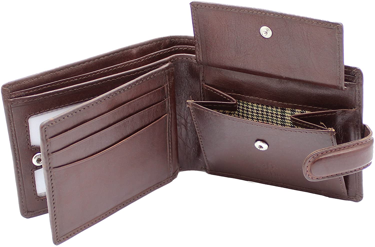 STARHIDE RFID Blocking Wallets for Men UK, Real Soft Leather Id Card Wallet - Image 4