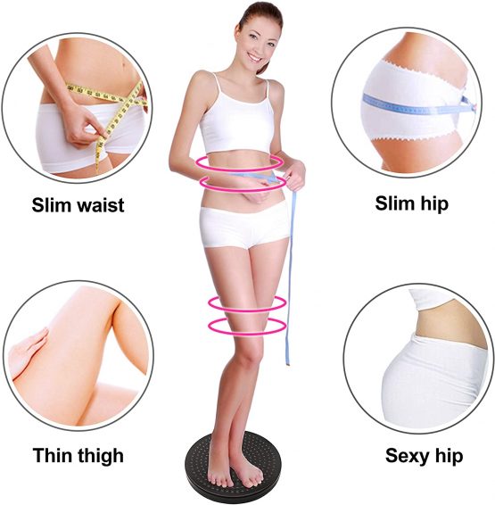 Sport Waist Twist Disc, Balance Board with Non-Slip Safety Platform, Aerobic Exercise Disc Exerciser Rotating Board, Fitness Waist Exercise Equipment - Image 2