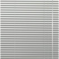 GARDINIA Aluminium Venetian Blinds, Visibility, Light and Glare Protection, Wall and Ceiling Mounting, Mounting Kit Included, Aluminium Venetian Blinds, Silver, 70 x 175 cm (WxH)