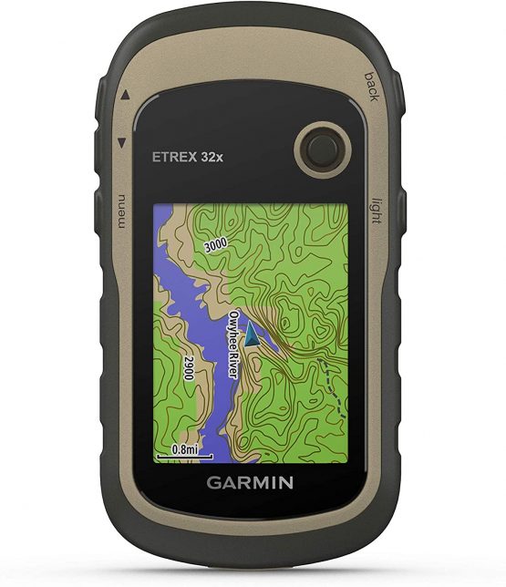 Garmin eTrex 32x Outdoor Handheld GPS Unit with 3-axis Compass and Barometric Altimeter, Brown