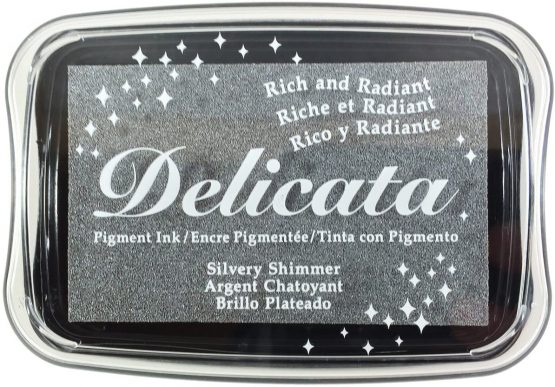 Delicata Shimmer Delicate Ink Pad, Silver