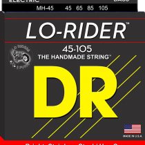 DR Strings Lo-Rider - Stainless Steel Hex Core Bass 45-105 White Black Red Blue Small Medium Large X-Large 2X-Large