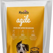 Monbelle Dog Joint & Agility 120 Tablets - Soothes Hip, Lipped Muscle & Joints Supplement for Stiff Dogs & Aids Mobility - Glucosamine & Natural Chondroitin for Dog Joint Care - UK Manufactured