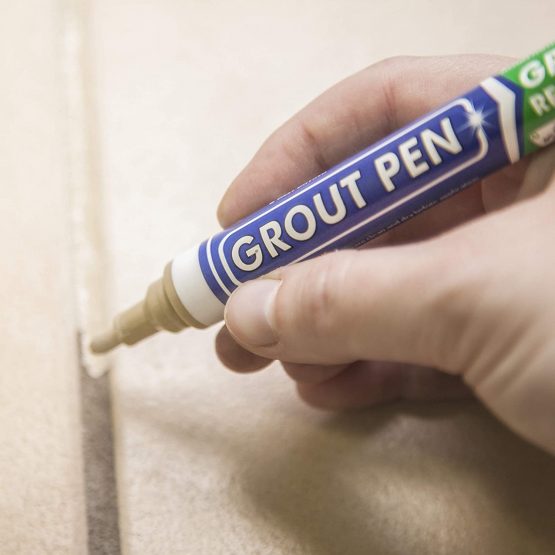 RAINBOW CHALK MARKERS LTD Grout Pen - Designed for restoring tile grout in bathrooms & kitchens (Beige) - Image 3