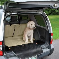 Kurgo Car Boot Liner for Dogs, Waterproof and Scratch Resistant, One Size – Fits Most Vehicles, Hampton Sand, Cargo Cape