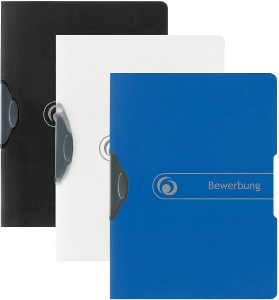 Herlitz 11206620 Express-Clip Application File A4 Polypropylene Pack of 5 Black - Image 2