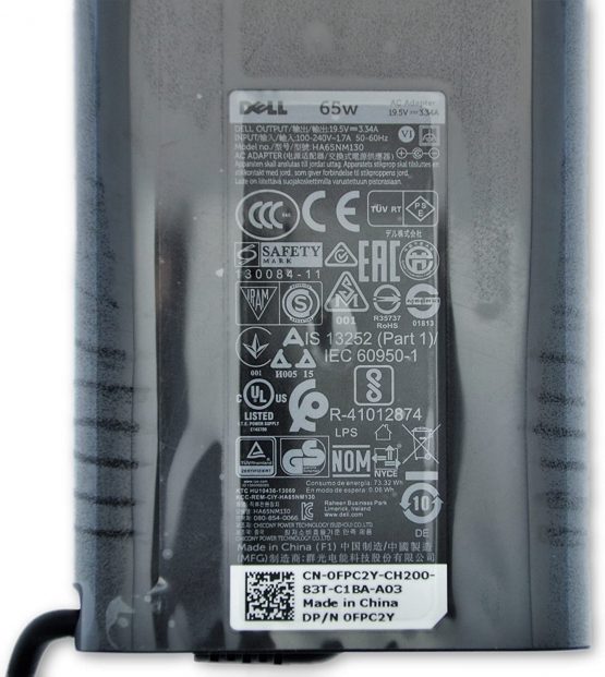 Dell FPC2Y JNKWD Latitude 7380 7480 7490 5480 5490 5488 5495 65w Slim Power AC Adapter Charger for Dell Latitude 450-ABFO JNKWD FPC2Y UK - Image 4