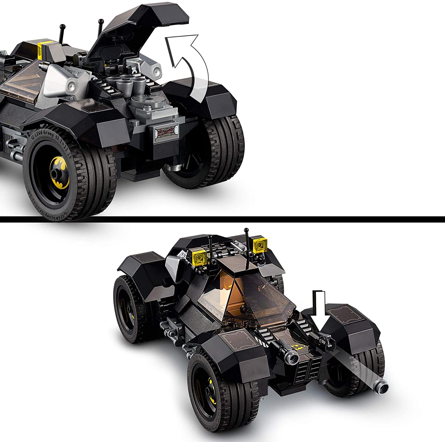 LEGO 76159 Super Heroes Joker's Trike Chase, Multicolor, Standard - Image 4