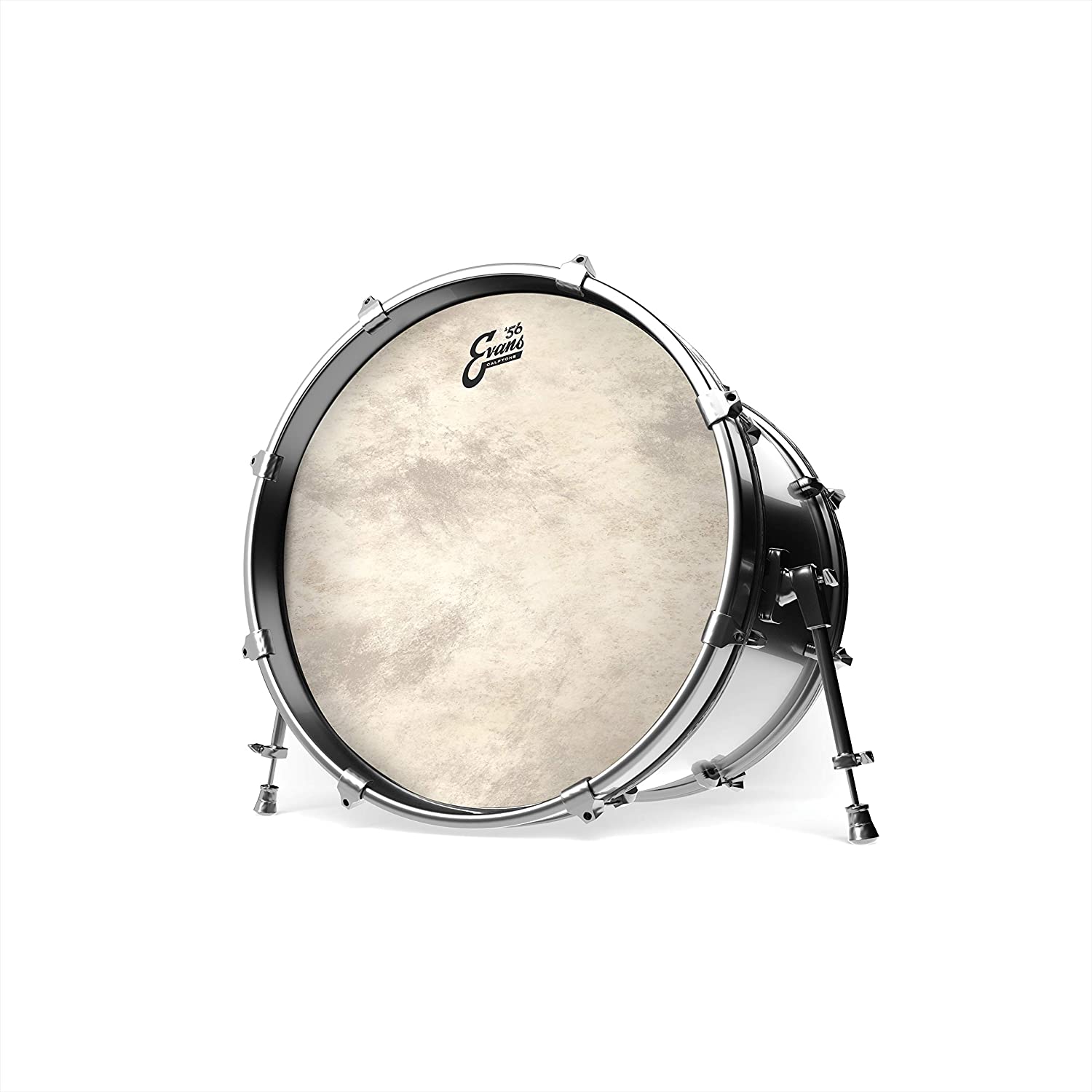 Evans BD22CT 22 inch Calftone Bass Drum Head, Chrome - Image 2