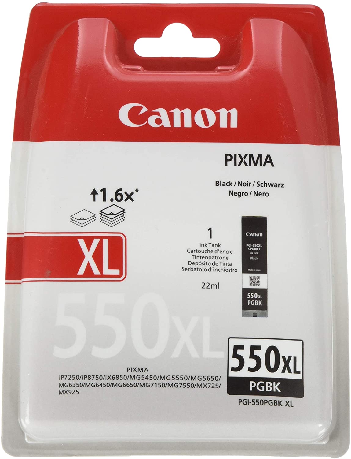 Canon Inkjet Printer, Black, Pack of 1