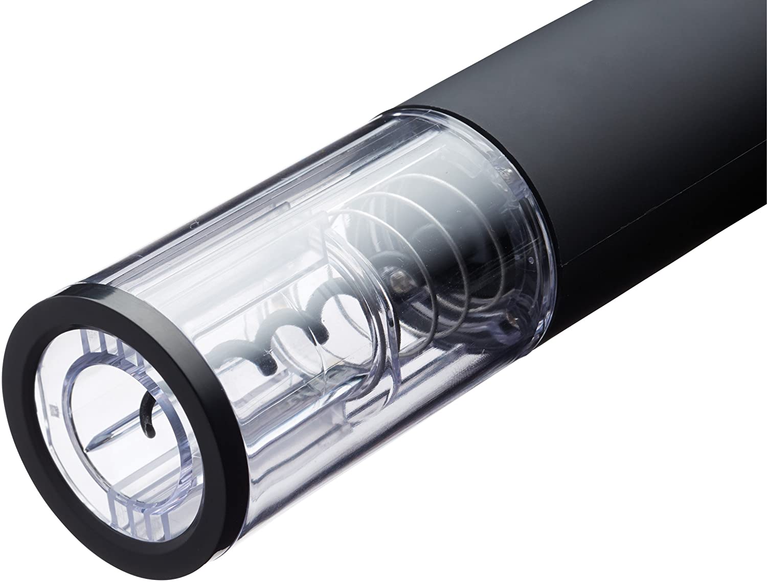 BarCraft Electric Corkscrew Wine Opener with Foil Cutter, Black, 26.5 x 4.5 cm - Image 4
