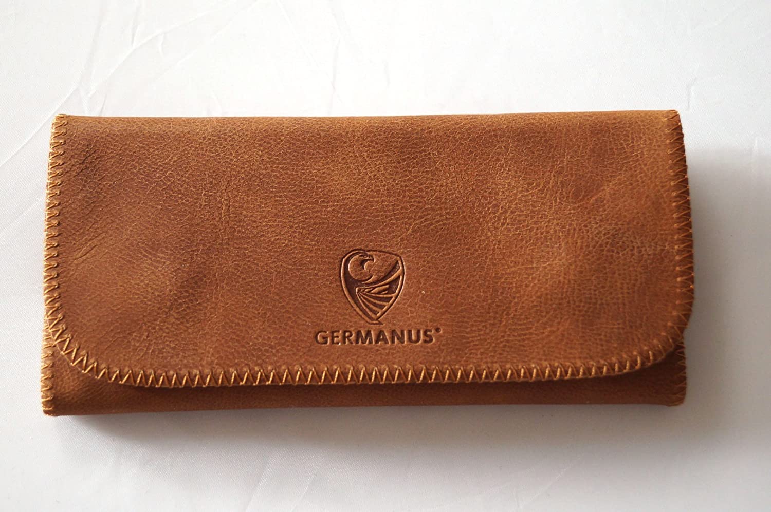 GERMANUS Tobacco Pouch from Genuine Leather - Made in EU - Albrunus - Image 3
