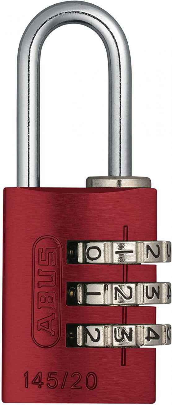 ABUS 145/20 Combination Padlock - Red