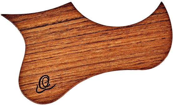 ORTEGA Wooden Pickguard OWPSC-WN for Ukulele Walnut for Concert & Soprano Ukuleles