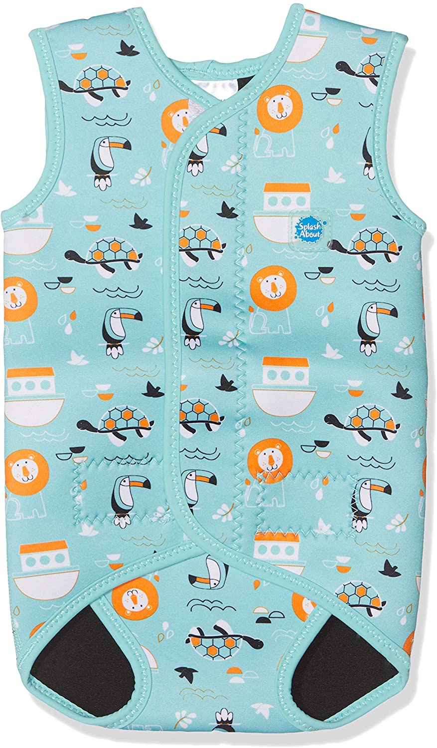 Splash About Baby Wrap Wetsuit, Noah's Ark, 0-6 Months