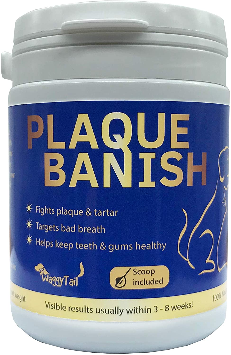 Plaque Banish 100% Natural Plaque Off 180g for Dogs, 180 g (Pack of 1)