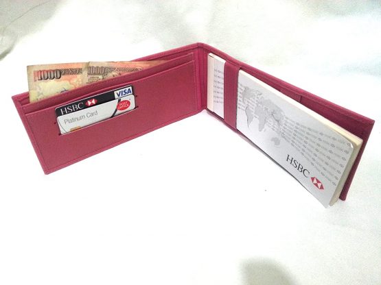 AKSHIDE Leather Cheque Book Holder /Leather Cheque Book Cover/Leather Cheque Book Wallet - Image 2