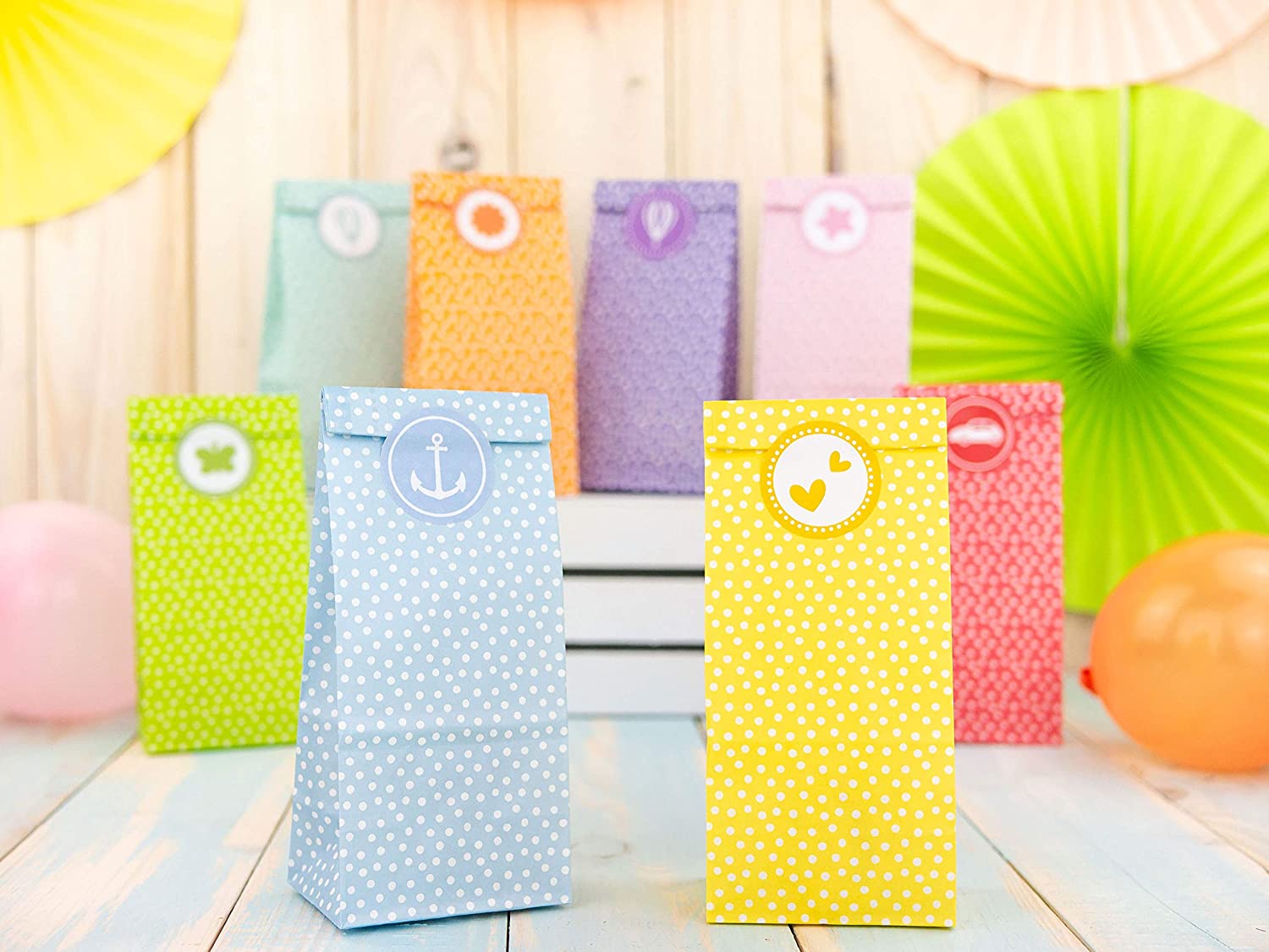 Papierdrachen 24 gift bags for birthdays - fill them and give them as presents - a little thank you to your guests - Image 3