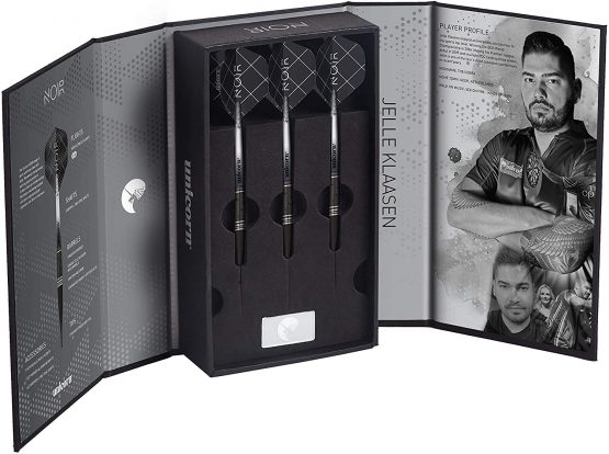 Unicorn Darts Noir - Jelle Klaasen 90 Percent Tungsten Soft Tip Dart, Black, 20 g - Image 3