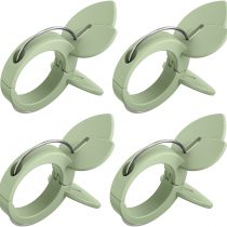 Emsa Plant Clips, Set of 4, Granite Grey, CITY, 517878