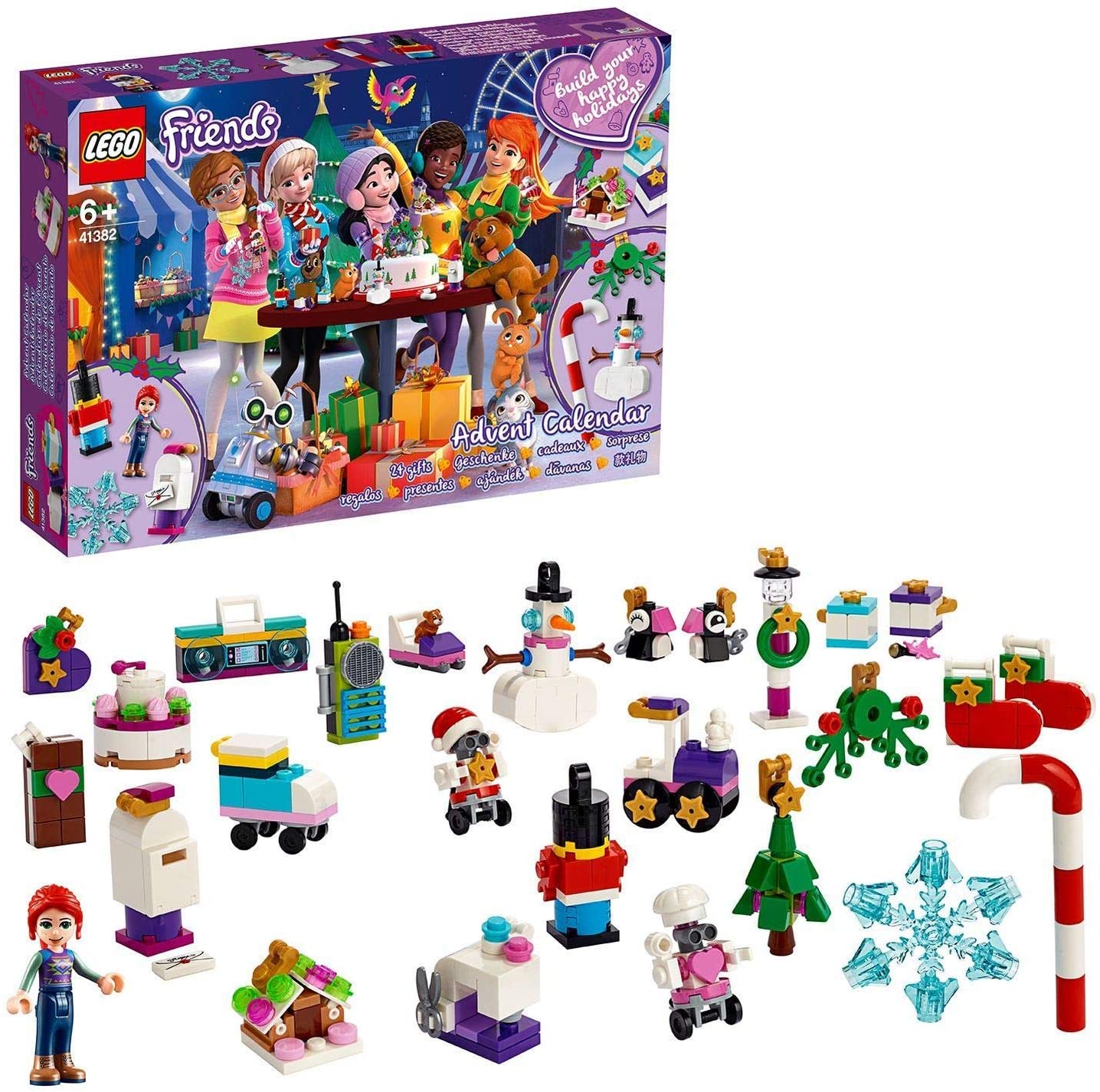 LEGO 41382 Friends Advent Calendar, Multicolor